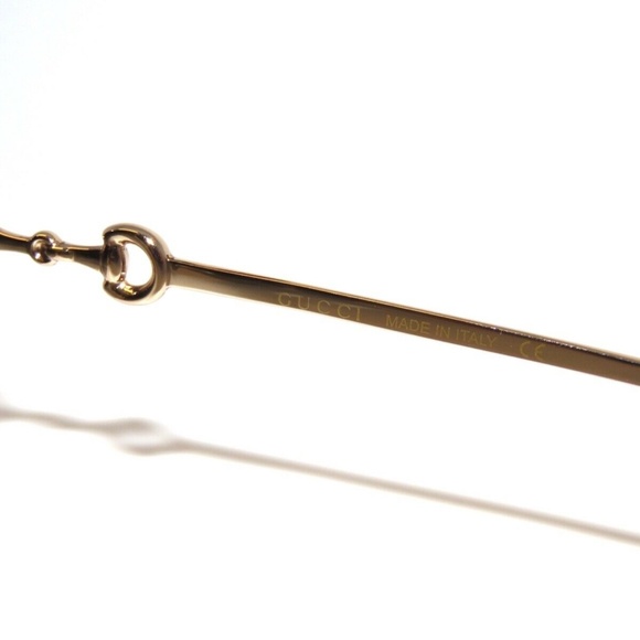 Gucci GG0879S 0879S 001 Gold Gray Gradient Sunglasses - Picture 5 of 5